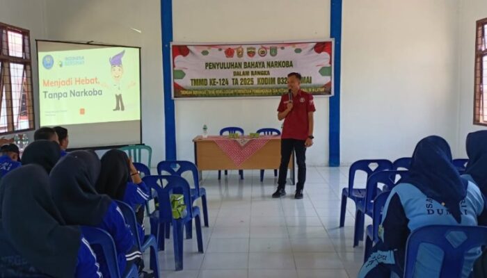 Penyuluhan bahaya Narkoba oleh Kodim 0320 dan BNK Dumai