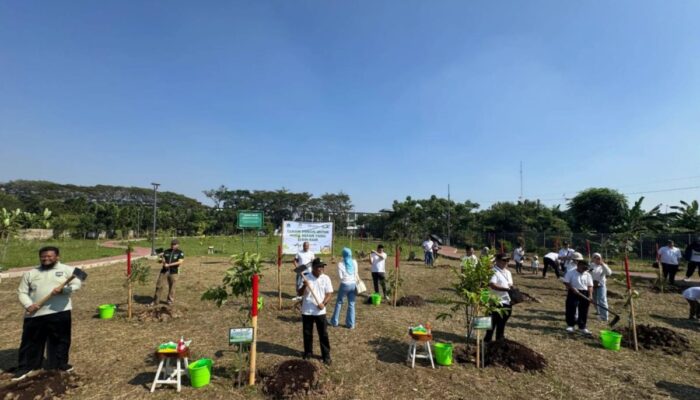 Komunitas kendaraan listrik tanam pohon untuk kurangi polusi udara
